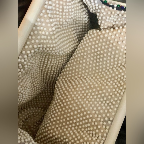 Vintage Rare 1960s Beaded Candy Dot Bag Reversible - Picture 8 of 15